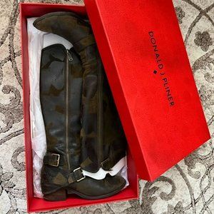 Donald J. Pliner Dela long buckle riding boots size 7.5